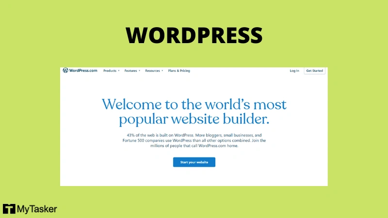 wordpress blogging platform logo
